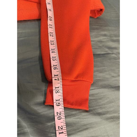 Sorry Not Sorry” Gender Neutral Red Sweatshirt Hoodie Size S - Picture 5 of 9